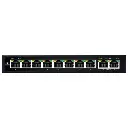 Scoop 10 Port Fast Ethernet 8 AI PoE 96W Switch