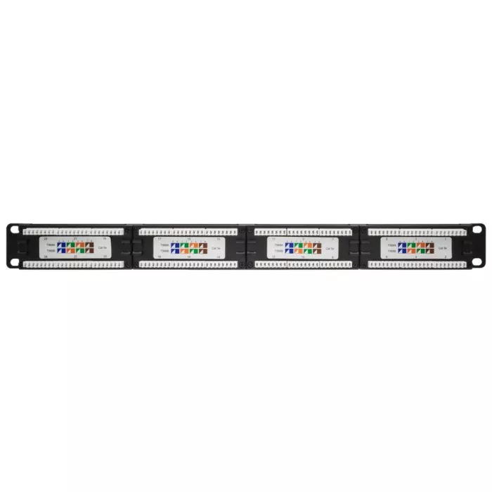 Linkbasic 24 Port Cat5e Rack Mount Patch Panel