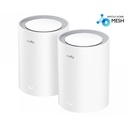 Cudy Dual Band WiFi 6 3000Mbps Multi-Gigabit Mesh 2-Pack | M3000 (2-Pack)