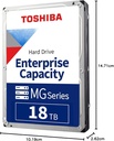 Toshiba 18TB MG Series 3.5 inch Enterprise SATA Hard Drive | HDEPZ10GEA51