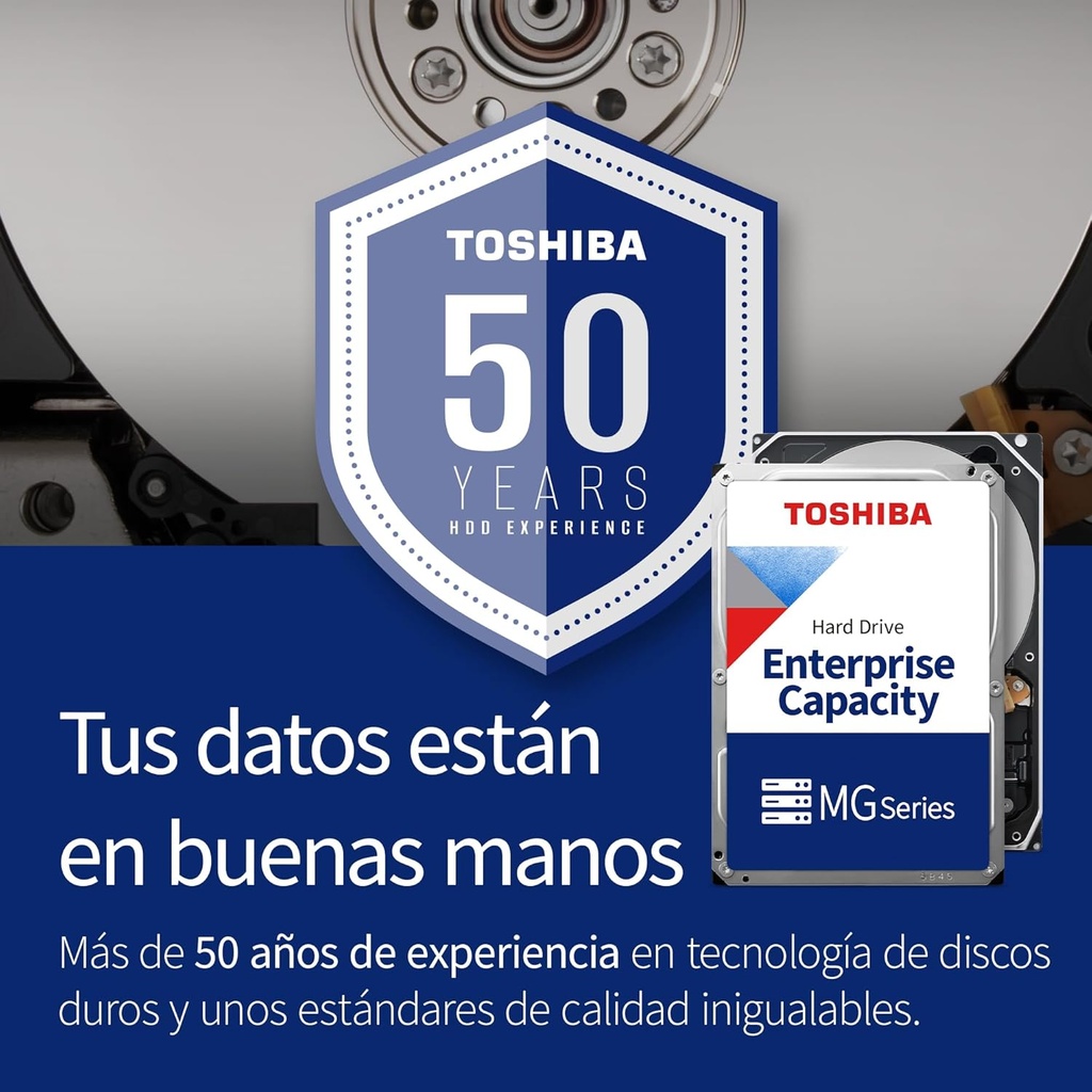 Toshiba 18TB MG Series 3.5 inch Enterprise SATA Hard Drive | HDEPZ10GEA51