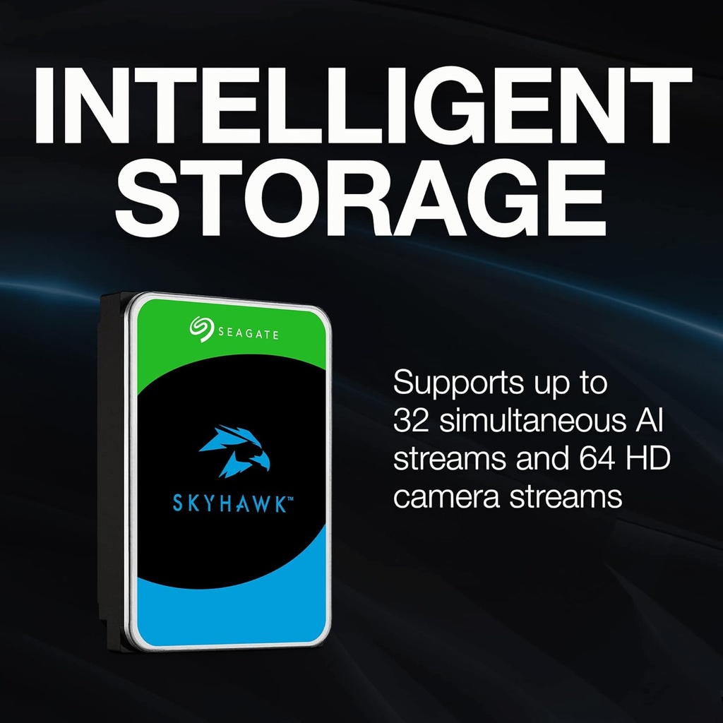 Seagate SkyHawk AI 16TB 256MB Cache 3.5 inch Internal | ST16000VE002