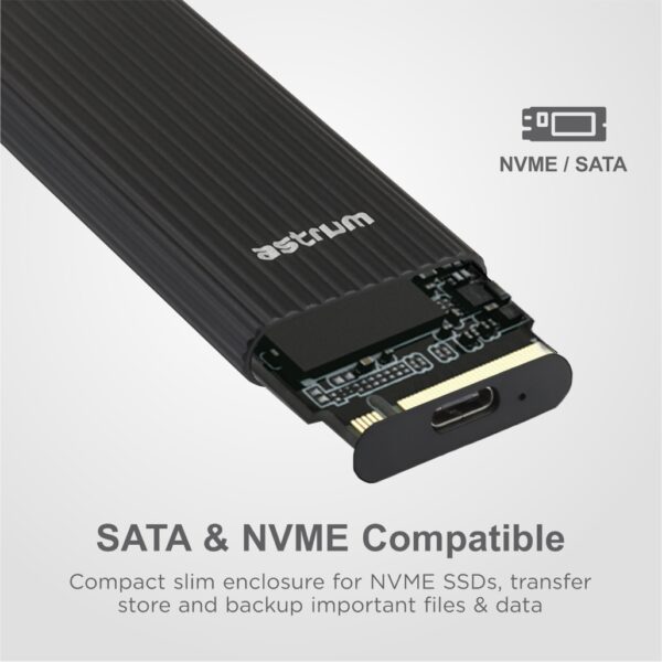 EN100 ENCLOSURE M.2 NGFF TYPE B SSD USB 3.0