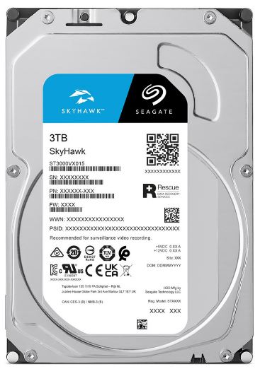 Seagate SkyHawk 6TB 256MB Cache 3.5 inch Internal | ST6000VX009