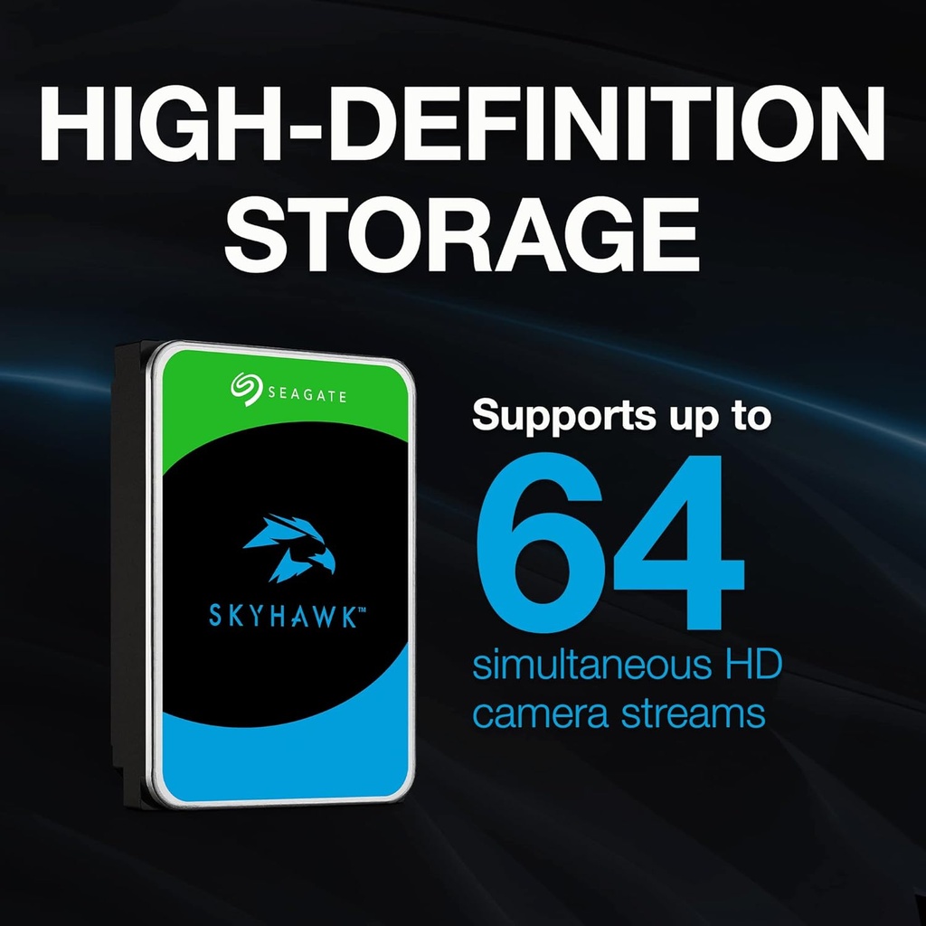 Seagate SkyHawk 6TB 256MB Cache 3.5 inch Internal | ST6000VX009