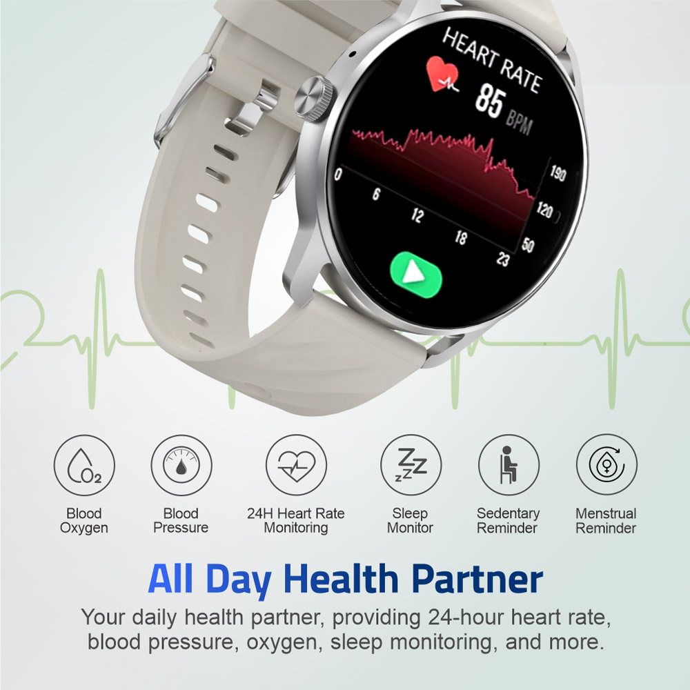 MT410 Smart Watch 1.39” HD IPX68 with BT Calls Sports Black | A61541-B