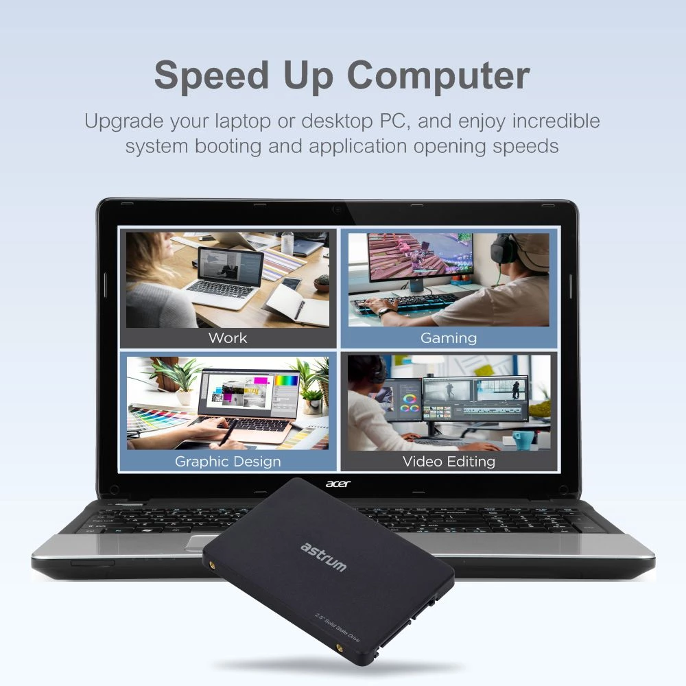  Astrum S128GX 128GB 2.5″ SATA3 SSD DRIVE 518/47 | S128GX