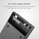 EN340 3.5″ USB 3.0 SATA HDD Enclosure