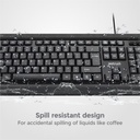 Astrum Wired USB Desktop Keyboard | KB170