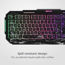 Astrum Slim Backlit Wired Gaming Keyboard | KG200