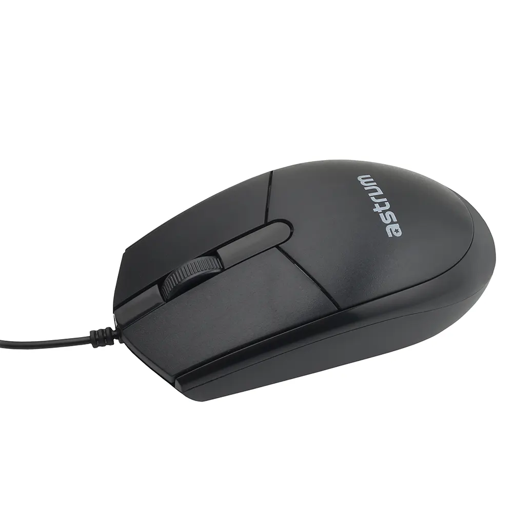ASTRUM MOUSE USB OPTICAL 3B 1.5M BLACK | MU080