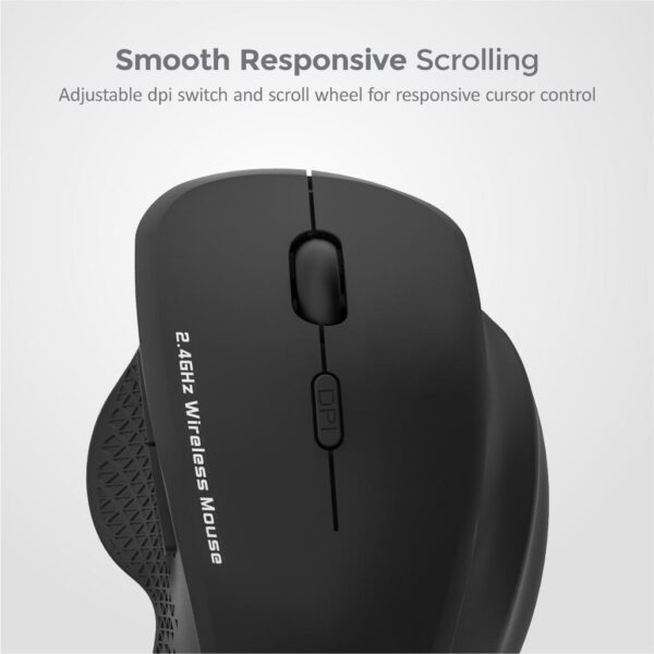 Astrum 6B Wireless Optical Mouse Black | MW280