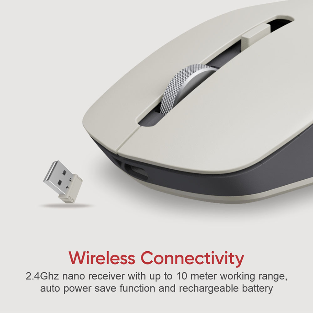 ASTRUM MOUSE RECHARGEABLE 2.4GHZ BLACK | MW230