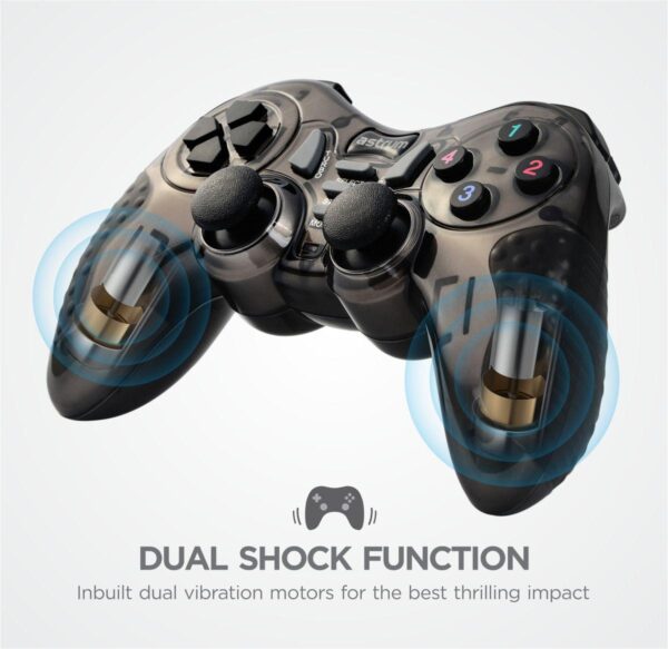 Astrum 5 in 1 Wireless Dual Shock Joystick Gamepad | GW520