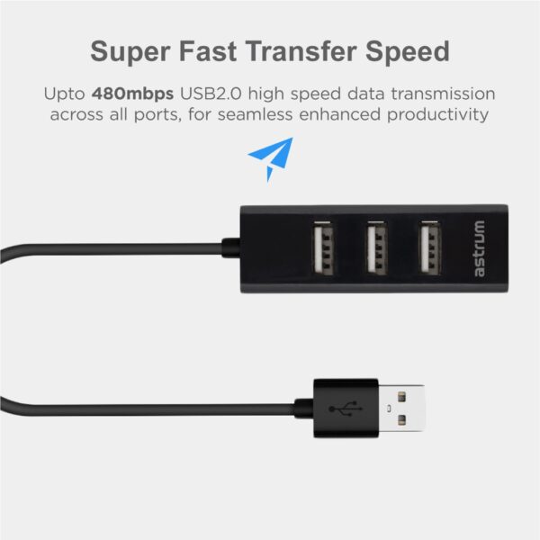 UH050 4 Ports Multi-Port USB Hub