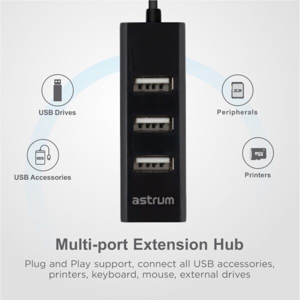 UH050 4 Ports Multi-Port USB Hub