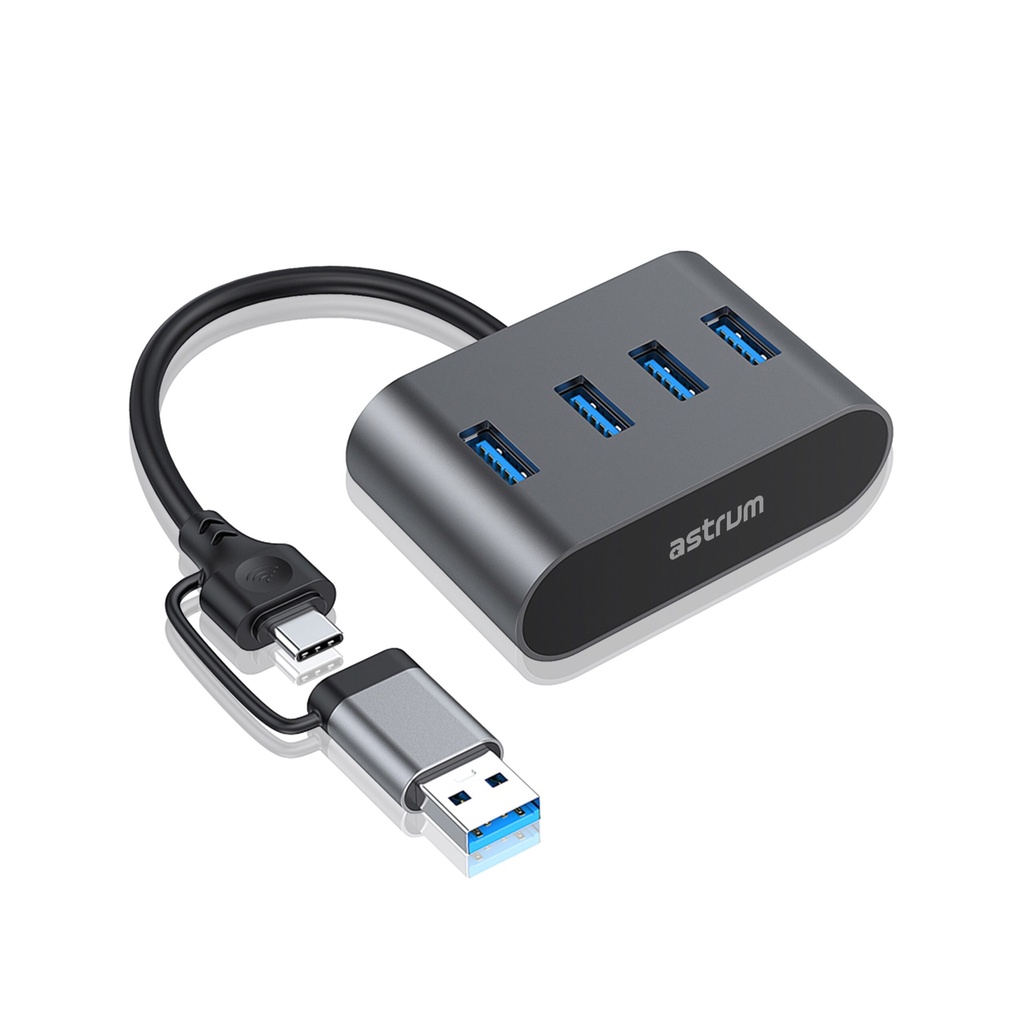 UH350 2 in 1 4 Port USB 3.0 Multi-Port Hub