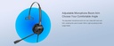 Fanvil Monaural RJ9 Headset with Microphone | HT301