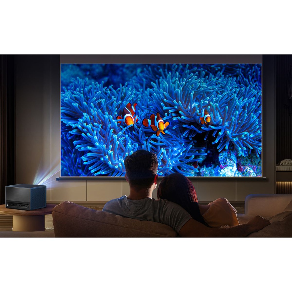 Hisense C1 Trichroma 4K Laser Mini Projector 