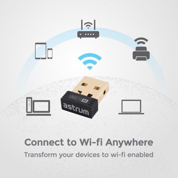 Astrum NA150 Nano Wireless Network Adapter | A72015-B