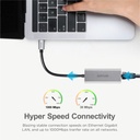 Astrum NA450 USB-C to Gigabit Ethernet LAN Converter | A72045-B