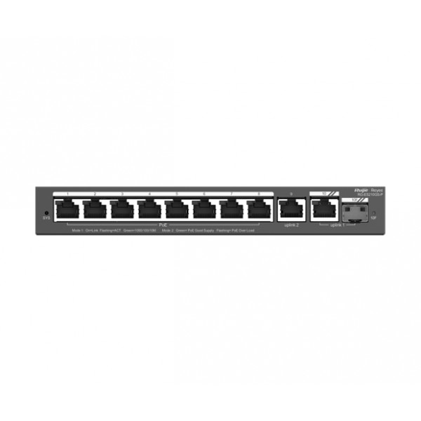 Reyee 10 Port Gigabit 4 WAN 8 PoE 110W Cloud Router | RG-EG310GH-P-E