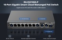 Reyee 10-Port Gigabit Smart Cloud Managed PoE Switch | RG-ES210GS-P