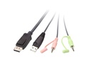 Aten USB 2-Port DisplayPort Cable With Remote Port Selector KVM Switch