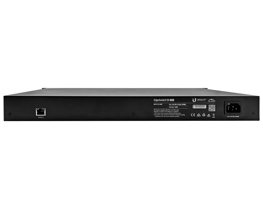 Ubiquiti UISP EdgeSwitch 24 Port PoE 250W 2SFP | ES-24-250W