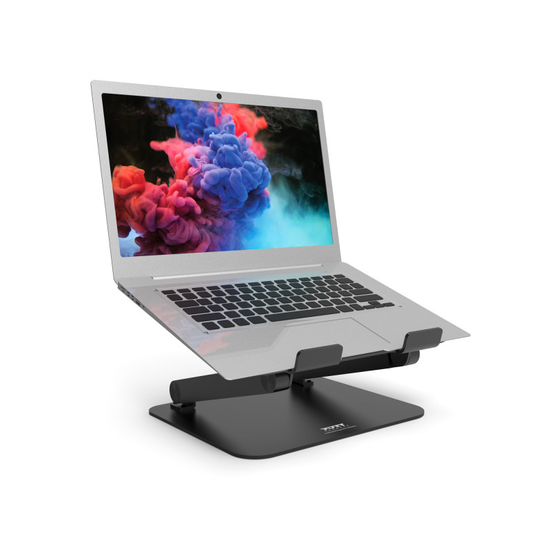 Port Black 15.6 Inch Aluminum Adjustable Notebook Stand SKU-PIM 901108 