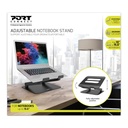 Port Black 15.6 Inch Aluminum Adjustable Notebook Stand SKU-PIM 901108 