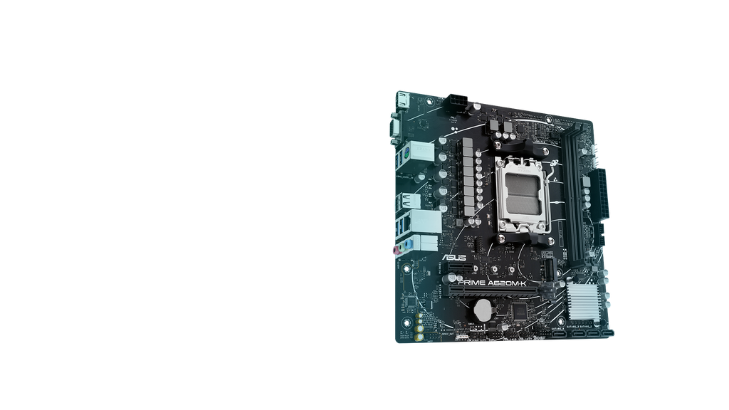 Asus AMD A620 Ryzen AM5 Micro-ATX Prime Motherboard PRIME-A620M-K