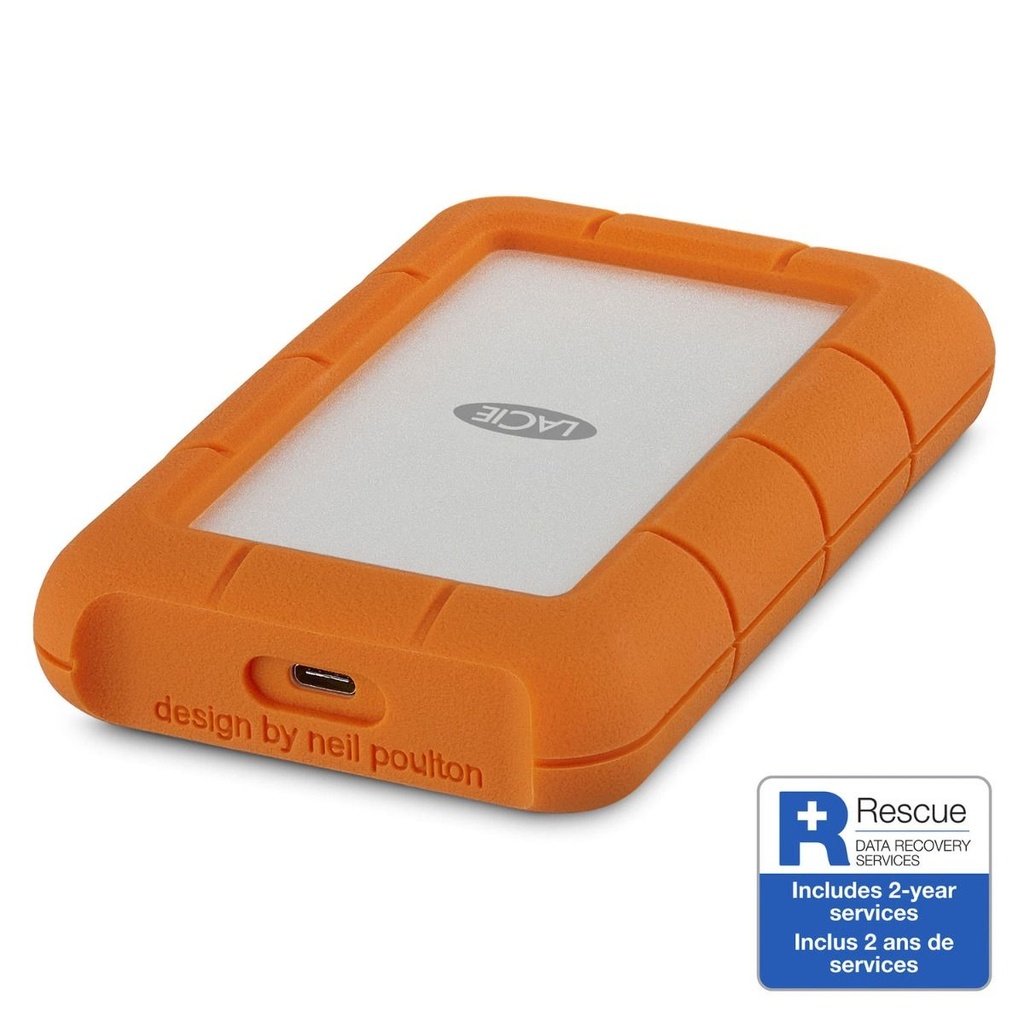 LaCie Rugged 4TB USB Portable HDD LAC9000633 