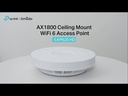 TP-Link AX1800 Dual Band Wireless Ceiling Mount Access Point EAP620-HD