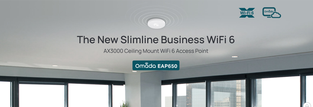 TP-Link AX3000 Ceiling Mount Wi-Fi 6 Access Point EAP653