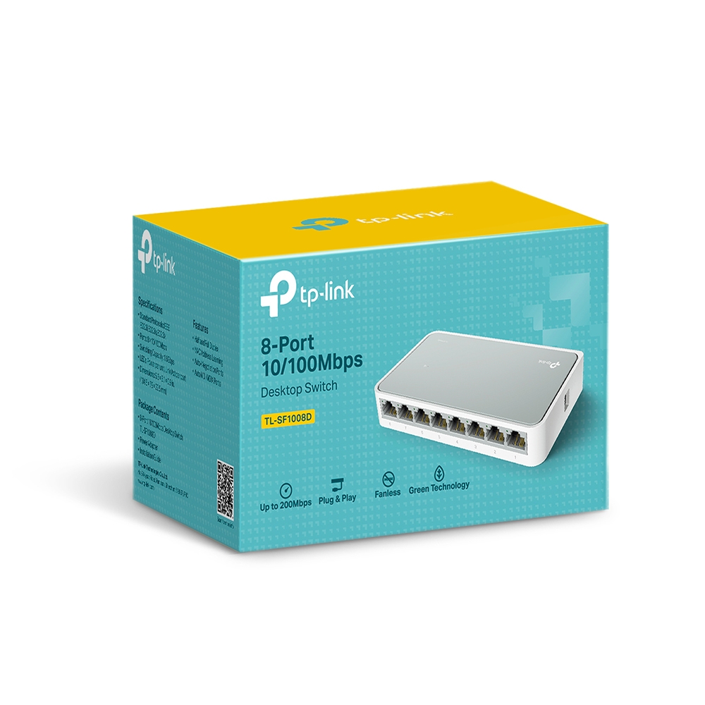 TP-Link 8 Port Desktop Switch TL-SF1008D