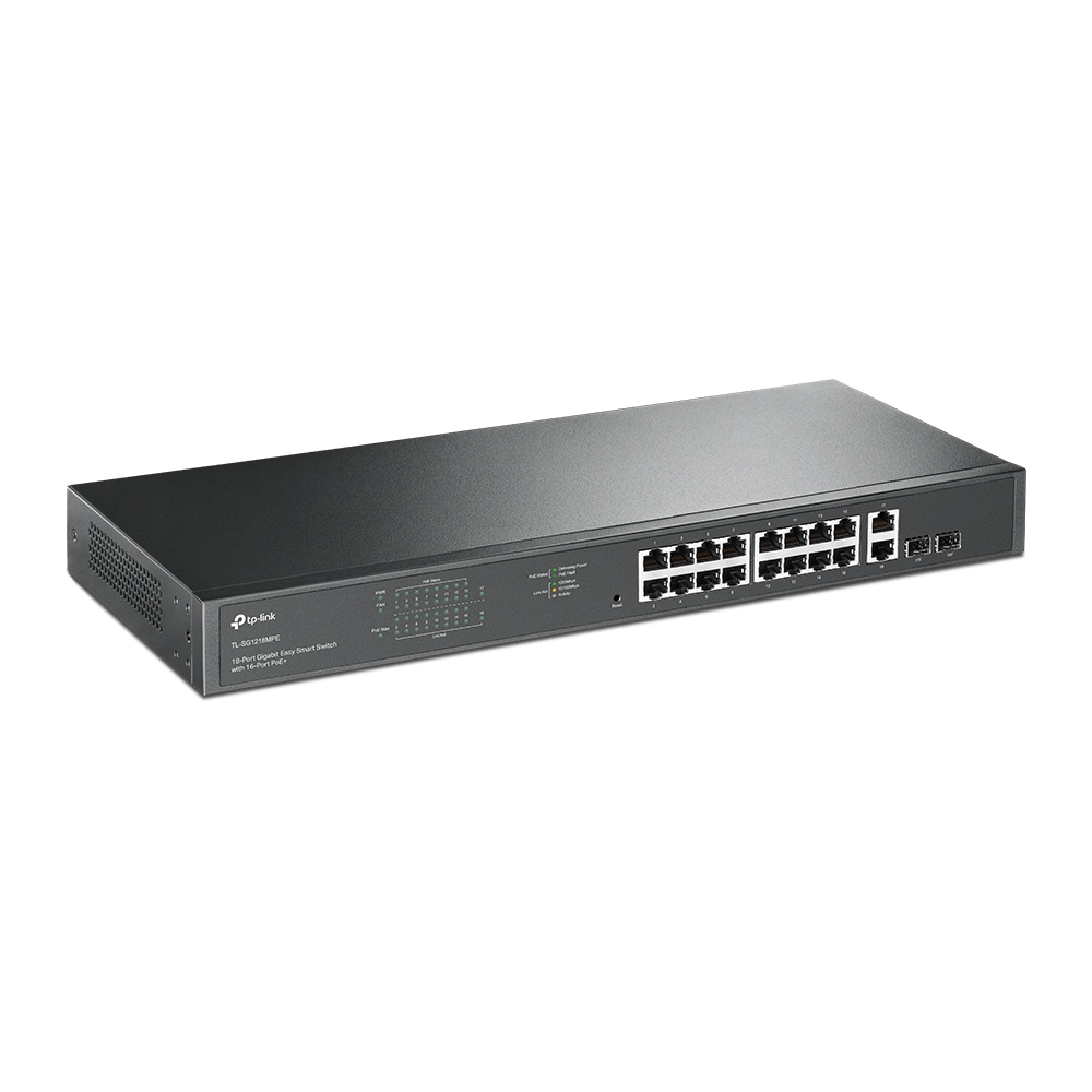 TP-Link 18 Port Gigabit Smart POE Rackmount Switch