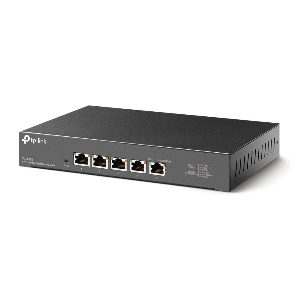 TP-Link 5 Port 10-Gigabit Unmanaged Rackmount Switch TL-SX105 