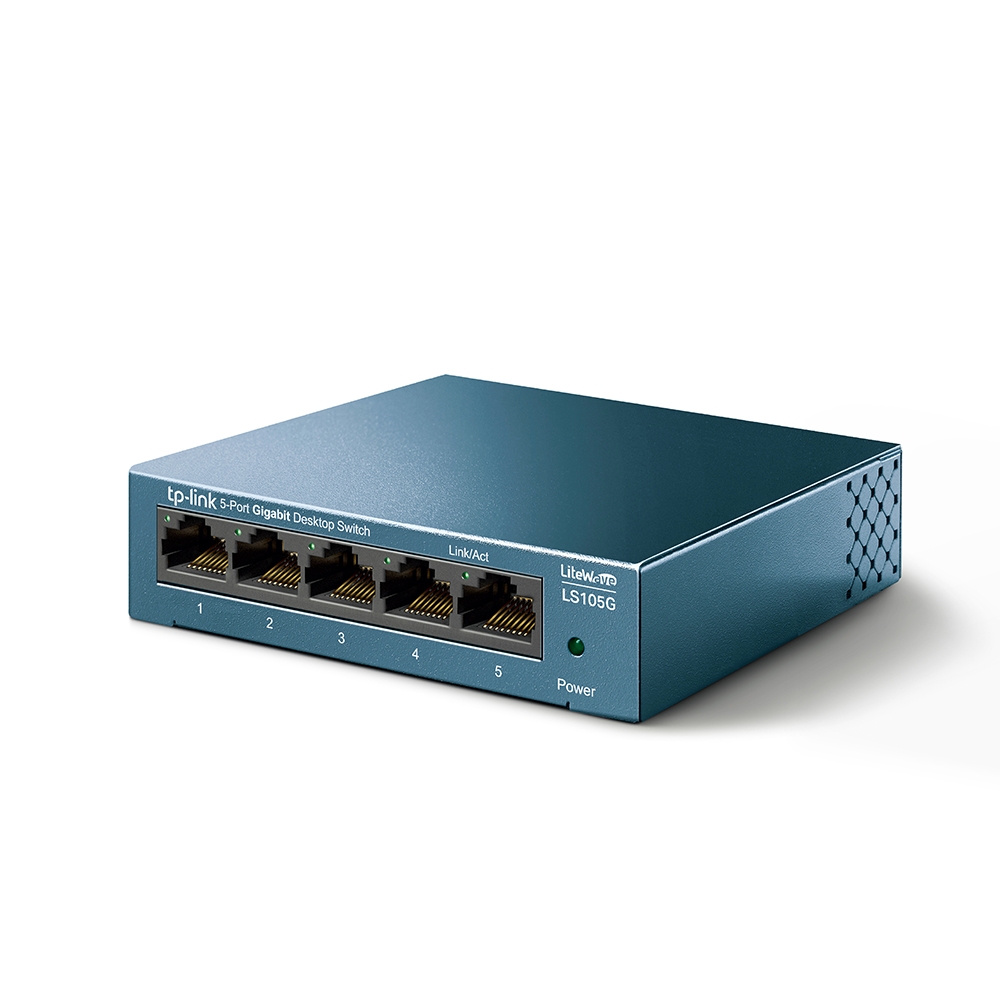 TP-Link 5 Port Gigabit Unmanaged Desktop Switch LS105G 