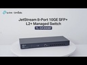 TP-Link Jetstream 8 Port Gigabit L2+ Managed Switch TL-SX3008F 