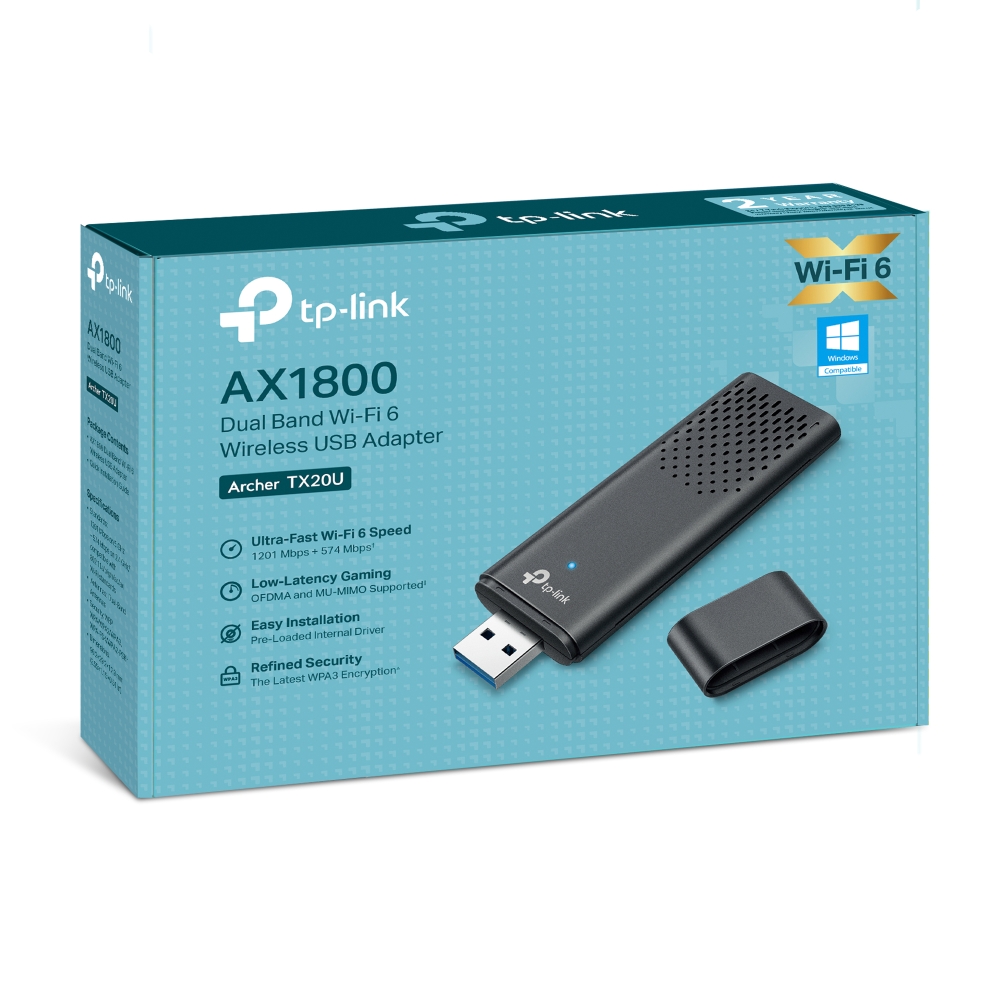 TP-Link AX1800 USB Wireless Adapter ARCHER-TX20U