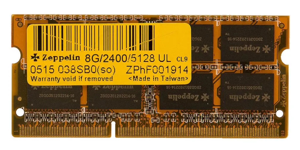 ZEPPELIN DDR4 8GB PC2666 512X8 16IC