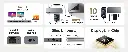 Cudy Dual 4K 10Gbps USB-A & USB-C Gigabit Ethernet Docking Station | CS700