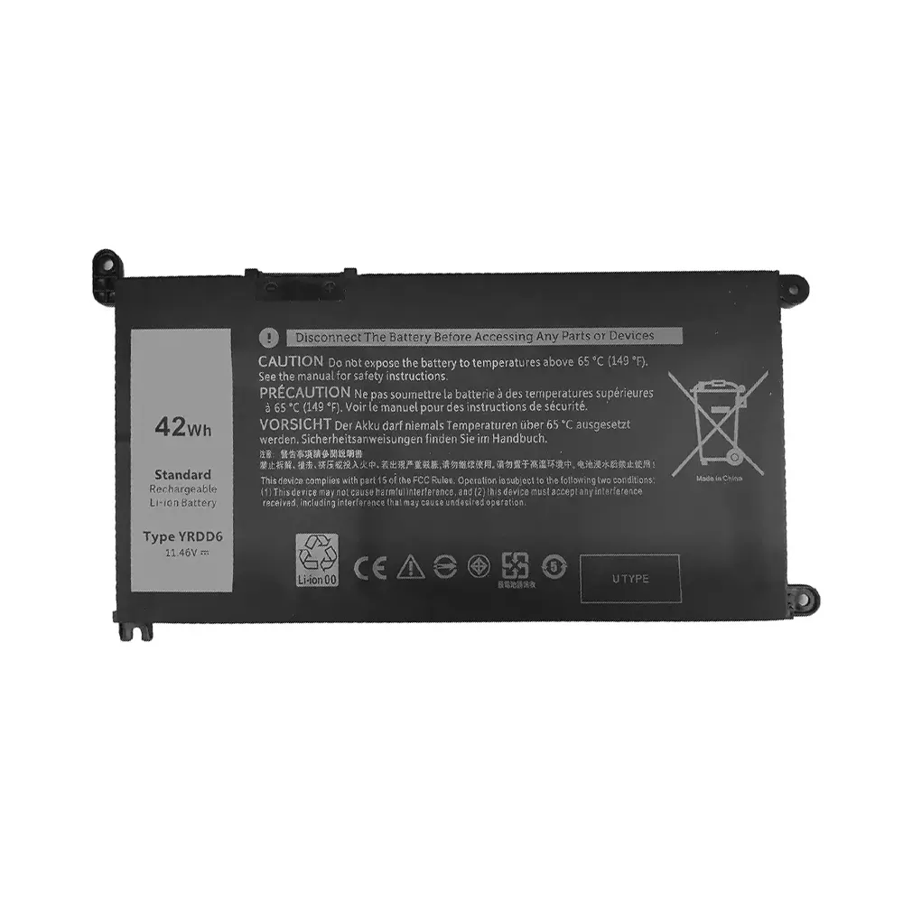 BATTERY FOR DELL 5485 11.4V 3600MAH POLY