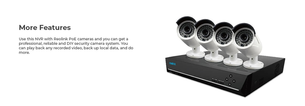 Reolink 4K 8-Channel Network Video Recorder