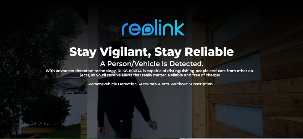 Reolink 8MP 4K Camera Security System Kit with PoE NVR