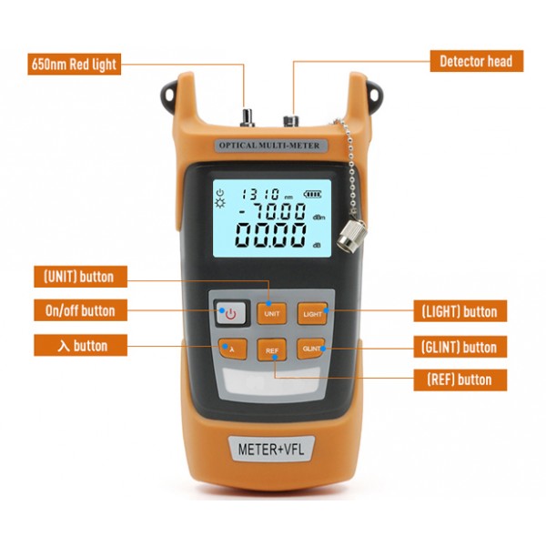 UltraLAN Fiber Power Meter with VFL