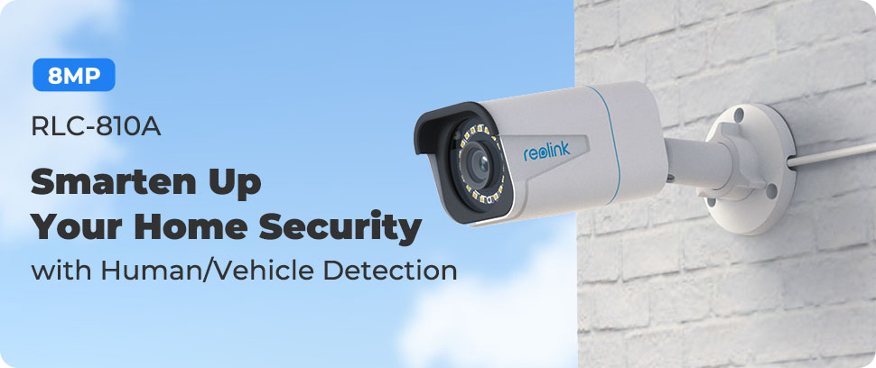 Reolink RLC-810A 4K PoE IP Camera with Person/Vehicle Detection