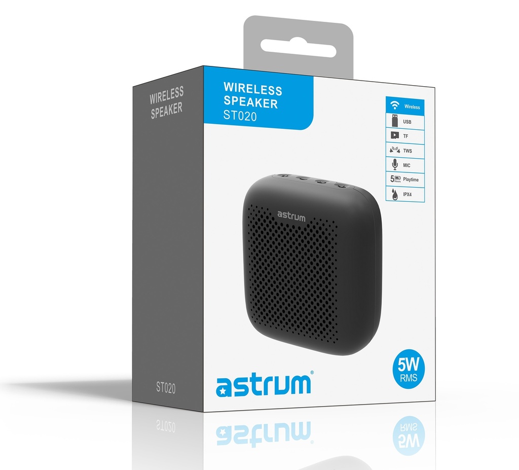 ST020 5W TWS True Wireless IPX5 Mini Portable Speaker 