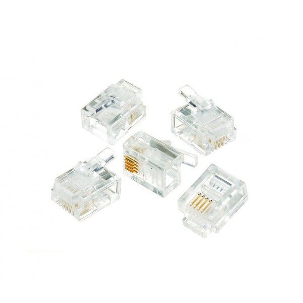 NT120 CAT6 RJ45 NET CONNECTORS 100PACK